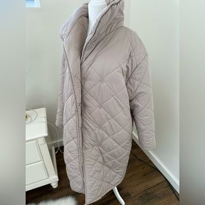 Long oversize winter coat